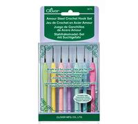 Clover CL3675 Haken Hook Set, Grün/Gelb/Violett, 1