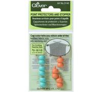 Clover Spitzenschoner+Maschenstopper für Stricknadeln 2,0 - 6,5 mm - 3140