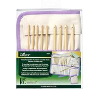 Clover Takumi Stricknadeln Bambus austauschbar Tunesische Häkelnadel Set