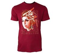 CLUB 27 Amy Shirt - modernes Herren T-Shirt mit stylischen Aufdruck (M, Independence_Red)