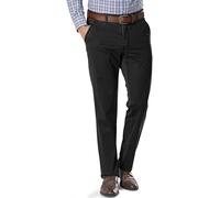 CLUB OF COMFORT High Stretch Denim-Jeans black Garvey Flat-Front black 48