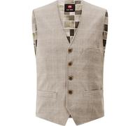 Weste mit Leistentaschen Modell 'Mosley' 52 men Beige