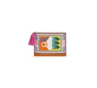 Clutch CODELLO "Sardine Tin", Damen, rosa, Obermaterial: 100% Baumwolle CO., Taschen, mit Quaste (13935012-0) rosa
