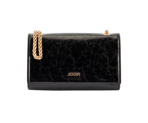 Clutch JOOP "scala adina clutch mhf", Damen, Gr. B/H/T: 20cm x 12,5cm x 3cm, schwarz, Lederimitat, Taschen, Damen Umhängetasche mit Zierkette (67025906-0) schwarz