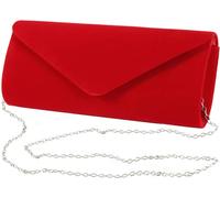 Clutch Purses Evening Bag for Women Party Prom Black-Tie Events Velvet Handbag Shoulder Cross Body Bag With Detachable Chain