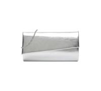 Clutch TAMARIS "Clutch TAS Amalia", Damen, Gr. B/H/T: 26cm x 14cm x 7cm 0, silber (silber 830), Polyurethan, Taschen (65132708-0) silber 830