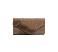 Clutch TAMARIS "Clutch TAS Amalia Pillow", Damen, Gr. B/H/T: 24,5cm x 13,5cm x 6,5cm 0, grau (taupe 900), Polyester, Taschen (65637858-0) taupe 900