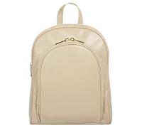 Cluty City-Rucksack Echt Leder Damen Made in Italy, Lederrucksack für Damen, Citybag mit Reißverschluss, Daypack