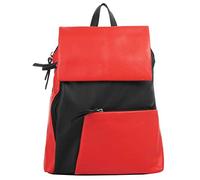 Cluty Damen City-rucksack Echt Leder Made in Italy, Daypack, Citybag, Schultertasche aus Leder