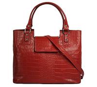 Henkeltasche CLUTY Gr. B/H/T: 30 cm x 20 cm x 6 cm onesize, rot Damen Taschen Handtaschen echt Leder, Made in Italy (15386006-0)