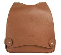 Cityrucksack CLUTY Gr. B/H/T: 29 cm x 28 cm x 8 cm, braun (cognac) Rucksäcke echt Leder, Made in Italy (65110203-0)