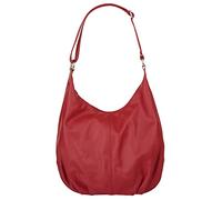 Shopper CLUTY Gr. B/H/T: 31 cm x 28 cm x 7 cm onesize, rot Damen Taschen Handtaschen echt Leder, Made in Italy (60584919-0)
