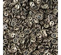 CLYDSA 100-500 Stück 3-5 mm Mini-Puppenknöpfe, 2-Loch-Bastel-Näh-Miniknöpfe, Puppenkleidung, Schuhe und Taschen, dekorative Knöpfe, DIY-Strickpuppenzubehör