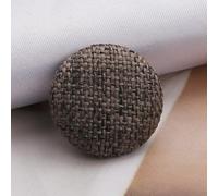 CLYDSA 30 Stück 15-30 mm Stoffknöpfe mit Stoffüberzug, Bunte runde Knöpfe mit Metallgriff zum Nähen von Hand, für Anzug, Hemd, Sofa, Kissen, dekoratives Zubehör