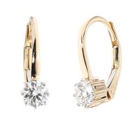 CM Private Diamonds Brillant-Boutons, feines Weiß, 0,50 ct., Gold 585 x Gold 585