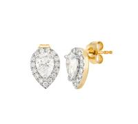 CM Private Diamonds Brillant-Ohrstecker, ges. 1,27 ct., LG,Gold 585 x Gelbgold 585