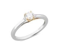 CM Private Diamonds Brillant-Ring, 0,5 ct., LG, Gold 585 bicolor 18 Gold585 bicolor