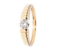 CM Private Diamonds Brillant-Ring, 0,50 ct., SI, Gold 585, Zertifikat 18 Gold 585