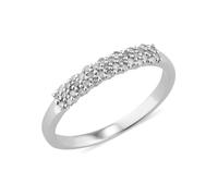 CM Private Diamonds Brillant-Ring, Brillianten, Silber 925 18 rhodiniert