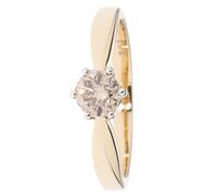 CM Private Diamonds Brillant-Ring, champagner, 0,50 ct., Gold 585 17 Gold 585