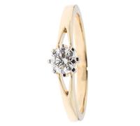 CM Private Diamonds Brillant-Ring, feines Weiß, 0,50 ct, Gold 585 poliert 17 Gold 585