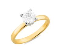 CM Private Diamonds Brillant-Ring LG, Gold 585, poliert 17 Gelbgold 585