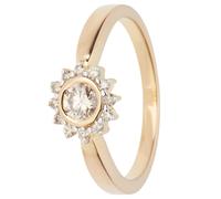 CM Private Diamonds Entourage-Ring, Brillanten 18 Silber 925