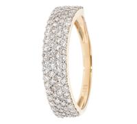 CM Private Diamonds Pavé-Bandring, 84 LG-Brillanten 1,0 ct. SI 17 Gelbgold 585