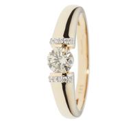 CM Private Diamonds Spann-Ring, 11 Brillanten, 0,50 ct. 17 Gelbgold 585