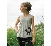 Cmig Damen Tank-Top Franzi Fuchs in heather grey S