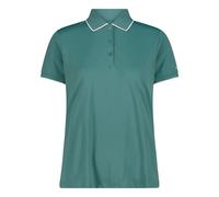 CMP - Women's Polo Stretch Piquet - Polo-Shirt, Gr. XXL 46, türkis (Agave)