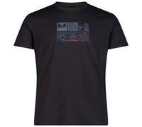 CMP Herren T-Shirt (Größe XL, schwarz)