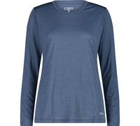 CMP - Women's L/S Jacquard T-Shirt - Funktionsshirt, Gr. XS 36, blau (Space)
