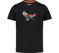 CMP Kinder Piquet T-Shirt (Größe 104, schwarz)