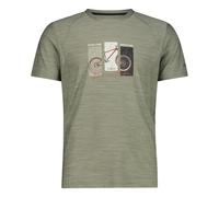 Cmp 39t6547 Kurzarm-t-shirt 2XL Sage Mel.