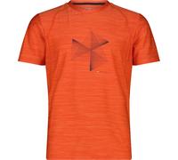 CMP Herren Melange Print T-Shirt (Größe XXL, orange)