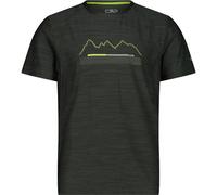 CMP Herren Melange Print T-Shirt (Größe 4XL, schwarz)