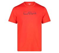 CMP Campagnolo Herren-T-Shirt 39T7117P-41CL atmungsaktiv, leicht Fire-Antracite Größe 56