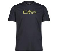 CMP Campagnolo Herren T-Shirt Art.39t7117p (U423) Dry Function mit Logo Anthrazit Größe 58