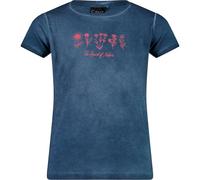 CMP Mädchen T-Shirt KID G T-SHIRT 39T7555-47ML 116 Blue-Red Kiss