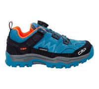 CMP Campagnolo Kinder Wanderschuhe Kiruna Fitgo Low WP wasserdicht Bluestone/Arancio Größe 30