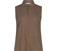 CMP Funktions Polo Top Damen Tanktops braun Größe S Lifestyle Atmungsaktiv