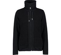 CMP Arctic Fleecejacke mit Laces Fleecejacke für Damen, Damen, Fleecejacke, 31J3216, Schwarz, 50