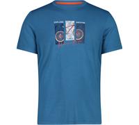 CMP Bamboo Herren T-Shirts blau Größe 4XL Wandern Elastisch