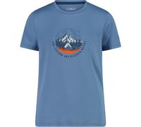 CMP Boys Funktions Kinder T-Shirts blau Größe 116 Trekking Elastisch