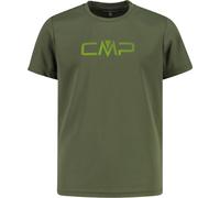 CMP Boys Funktions Print Kinder T-Shirts oliv Größe 140 Trekking Geruchsneutralisierend
