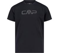 CMP Boys Funktions Print Kinder T-Shirts schwarz Größe 110 Trekking Geruchsneutralisierend