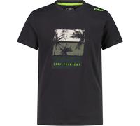 CMP Kinder Boys Jersey T-Shirt (Größe 128, schwarz)