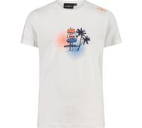 CMP Kinder Boys Jersey T-Shirt (Größe 98, weiss)
