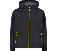 CMP Boys Rain Kinder Regenjacke schwarz Größe 140 Trekking Klein verpackbar Wasserabweisend